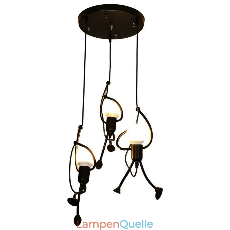 Moderne Pendelleuchte Kreative Lampe in Form eines kleinen Mannes Individuelle Beleuchtung für Zuhause