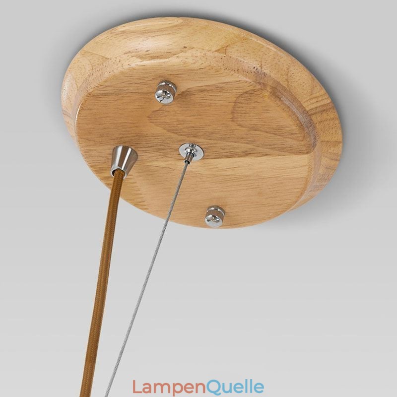 Nordische kreative Pendelleuchte aus Holz