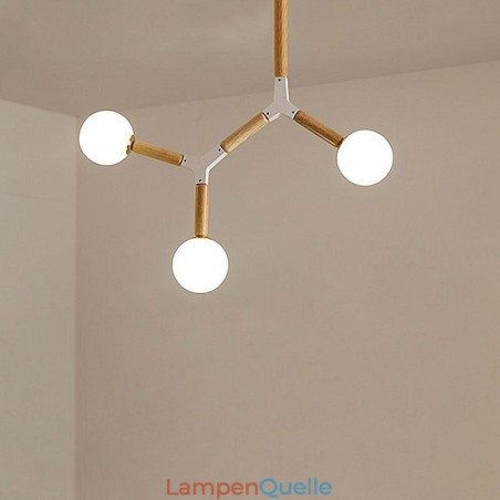 Nordic Magic Bean Pendelleuchte Kreative Holzbeleuchtung