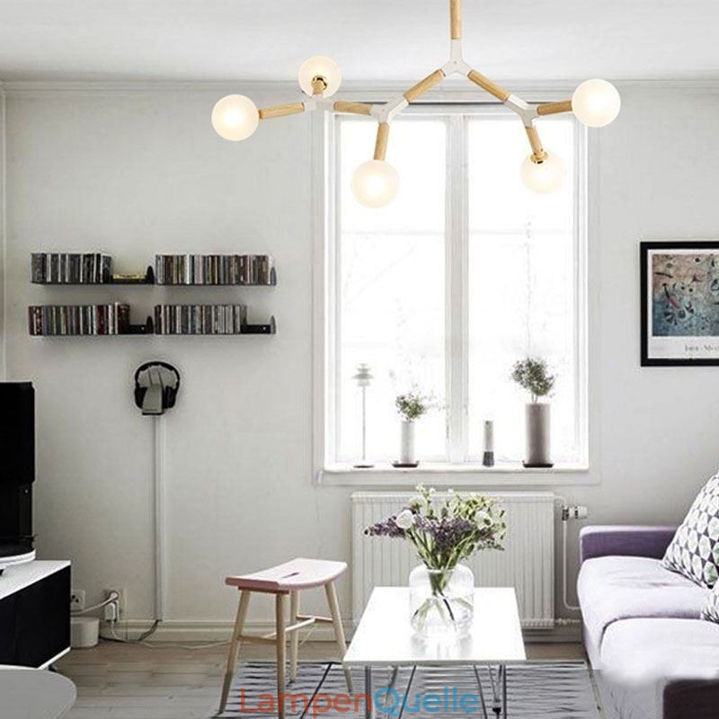 Nordic Magic Bean Pendelleuchte Kreative Holzbeleuchtung