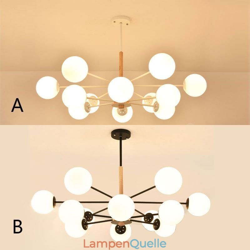 Magic Bean Pendelleuchte Kreative nordische Holzleuchte