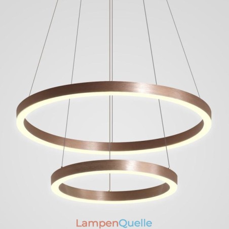 Pendelleuchte Zeichnung Handwerk 2 Ringe Lampe 60+40cm Pendelleuchte Zeichnung Handwerk 2 Ringe Lampe 60+40cm
