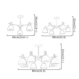 Moderne einfache Macaron Pendelleuchte kreative Holzbeleuchtung