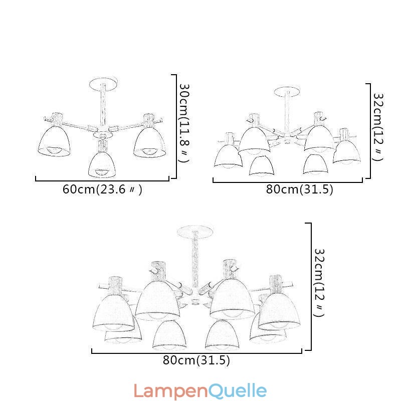 Moderne einfache Macaron Pendelleuchte kreative Holzbeleuchtung