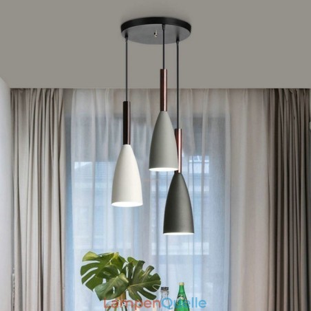 Moderne Einfache Anhänger Licht Drei Lichter Kreative Aluminium Kunst Leuchte Cafe Moderne Einfache Anhänger Licht Drei Lichter Kreative Aluminium Kunst Leuchte Cafe