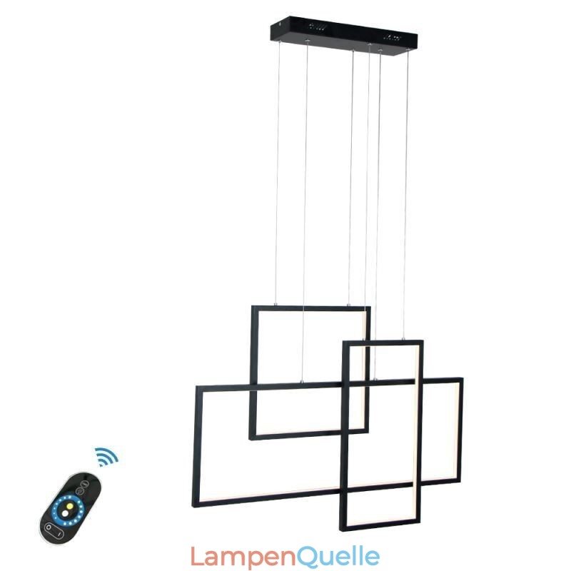 Nordische Pendelleuchte Geometrische quadratische Pendelleuchte