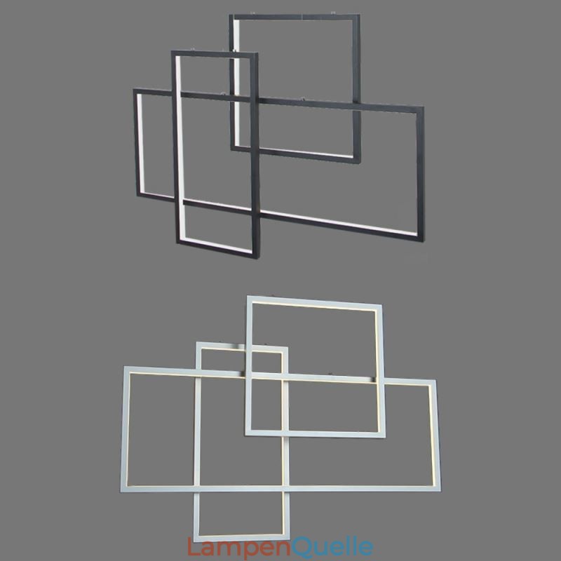 Nordische Pendelleuchte Geometrische quadratische Pendelleuchte
