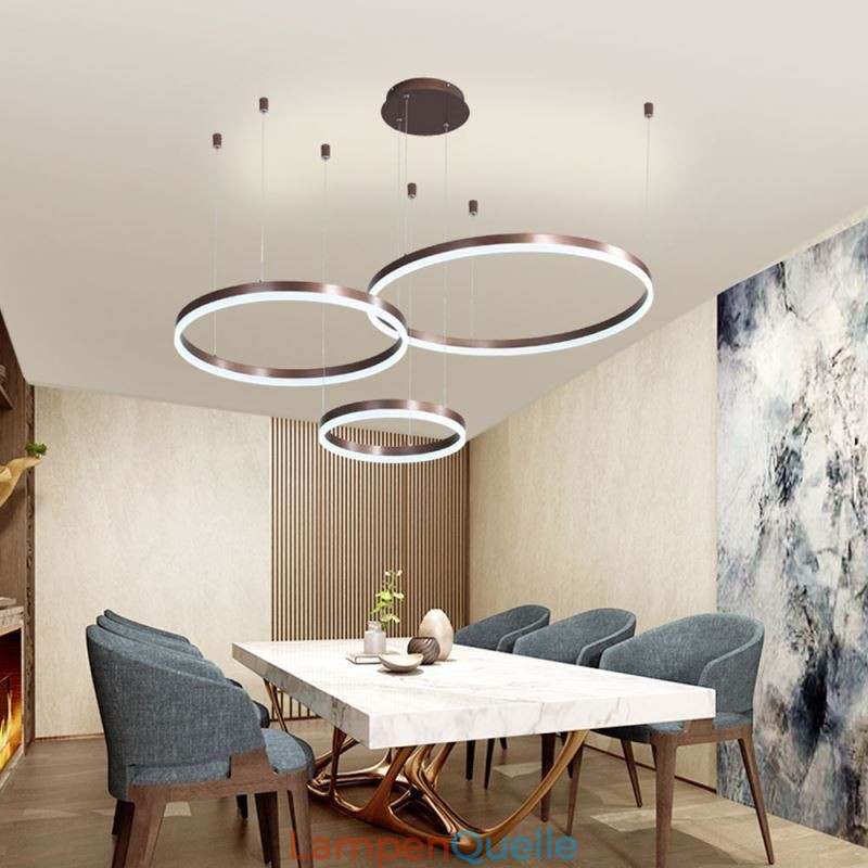 Postmoderne Pendelleuchte Acryl Ringform Pendelleuchte