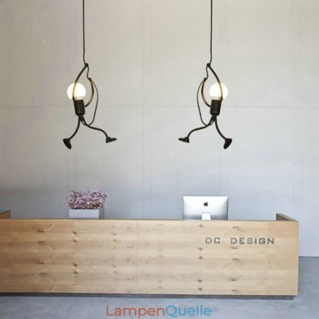 Moderne einfache Pendelleuchte Little Man Shape Lampe kreatives Licht Moderne einfache Pendelleuchte Little Man Shape Lampe kreatives Licht