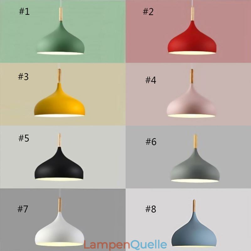 Moderne Pendelleuchte Aluminium Macaron Lampe Home Einstellbare Licht