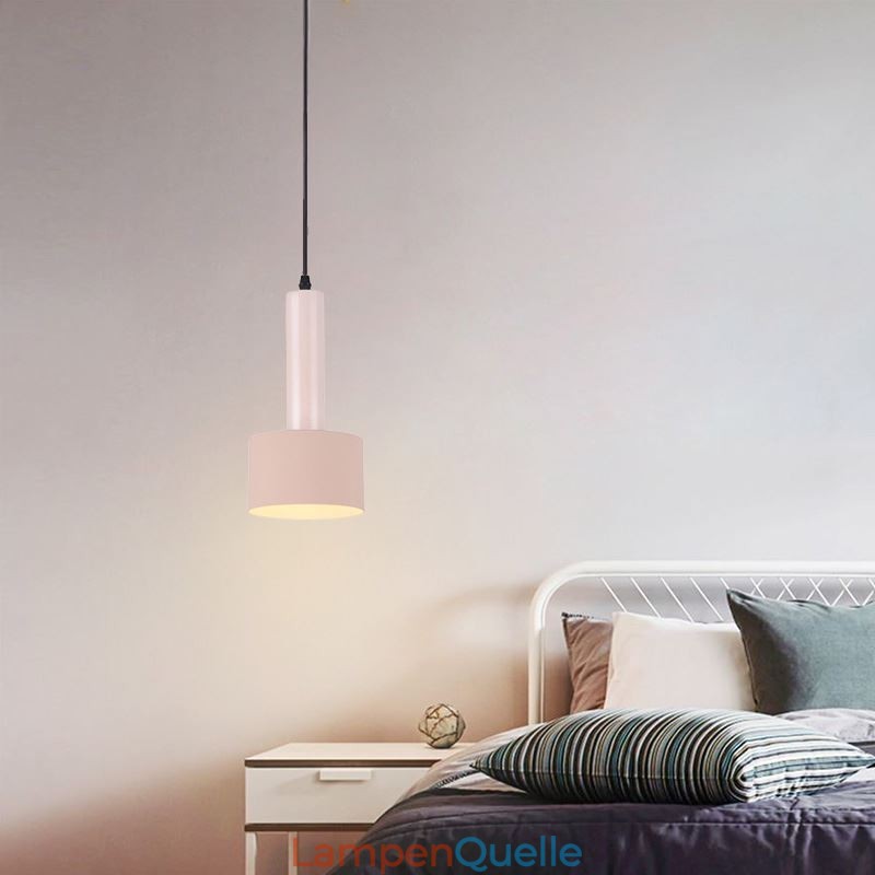 Moderne einfache Pendelleuchte Zylinderform Lampe Aluminium Beleuchtung Licht
