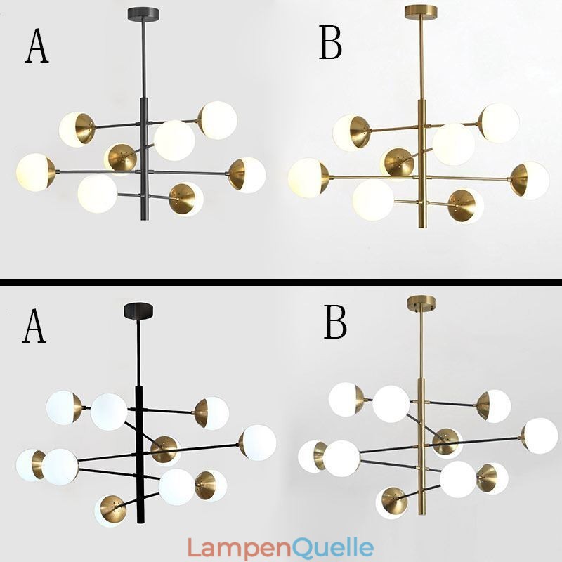 Zeitgenössische Pendelleuchte Magic Bean Sputnik Kronleuchter Lampe