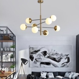 Zeitgenössische Pendelleuchte Magic Bean Sputnik Kronleuchter Lampe