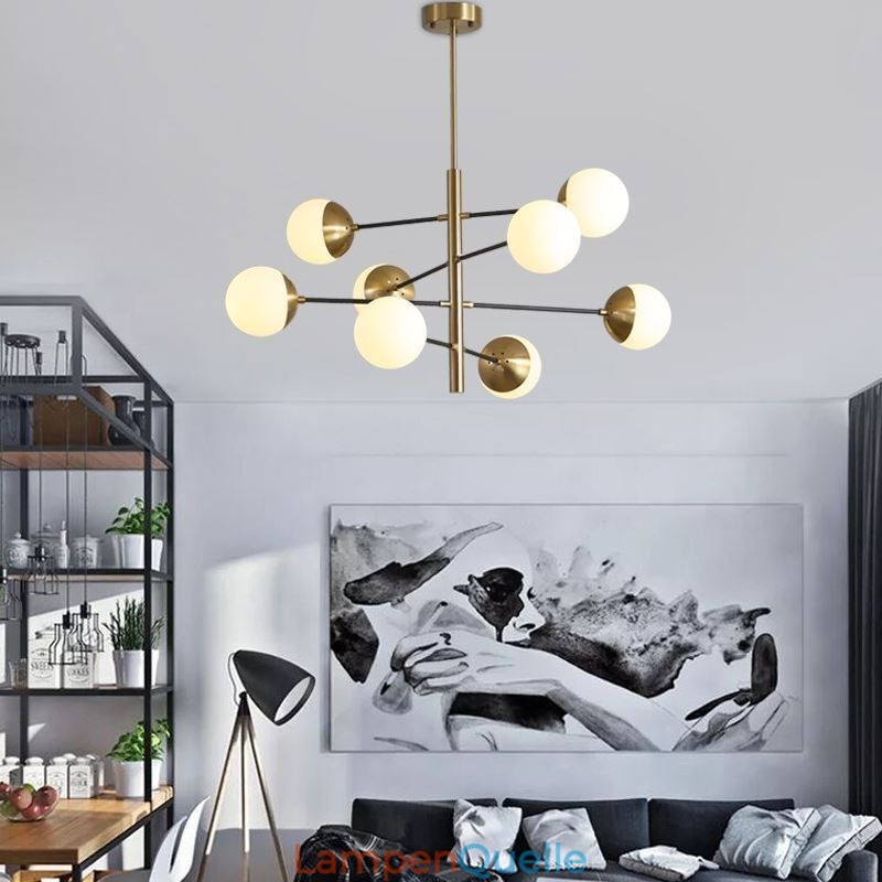 Zeitgenössische Pendelleuchte Magic Bean Sputnik Kronleuchter Lampe