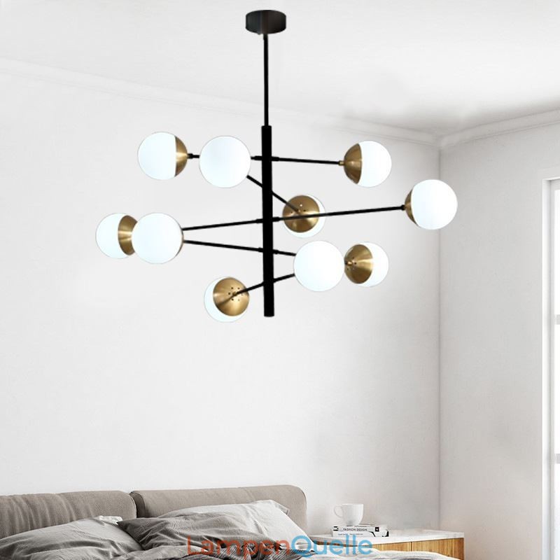 Zeitgenössische Pendelleuchte Magic Bean Sputnik Kronleuchter Lampe