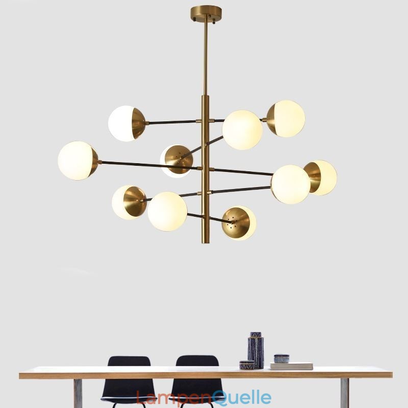 Zeitgenössische Pendelleuchte Magic Bean Sputnik Kronleuchter Lampe