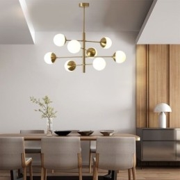 Zeitgenössische Pendelleuchte Magic Bean Sputnik Kronleuchter Lampe