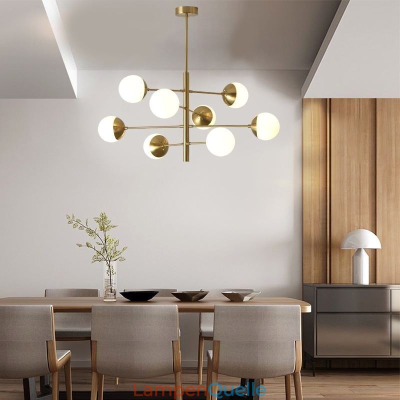 Zeitgenössische Pendelleuchte Magic Bean Sputnik Kronleuchter Lampe