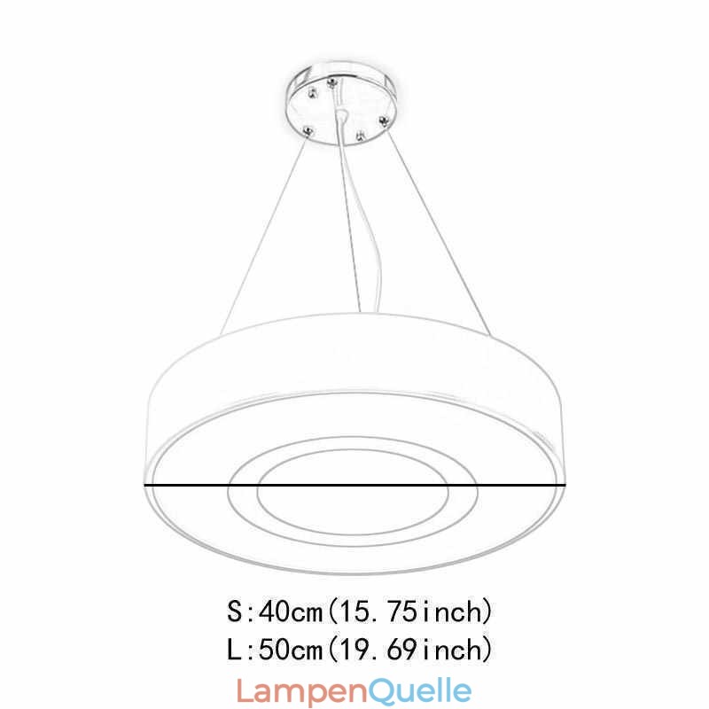 Moderne einzigartige Pendelleuchte Runde Lampe einfache Wärme Beleuchtung Licht