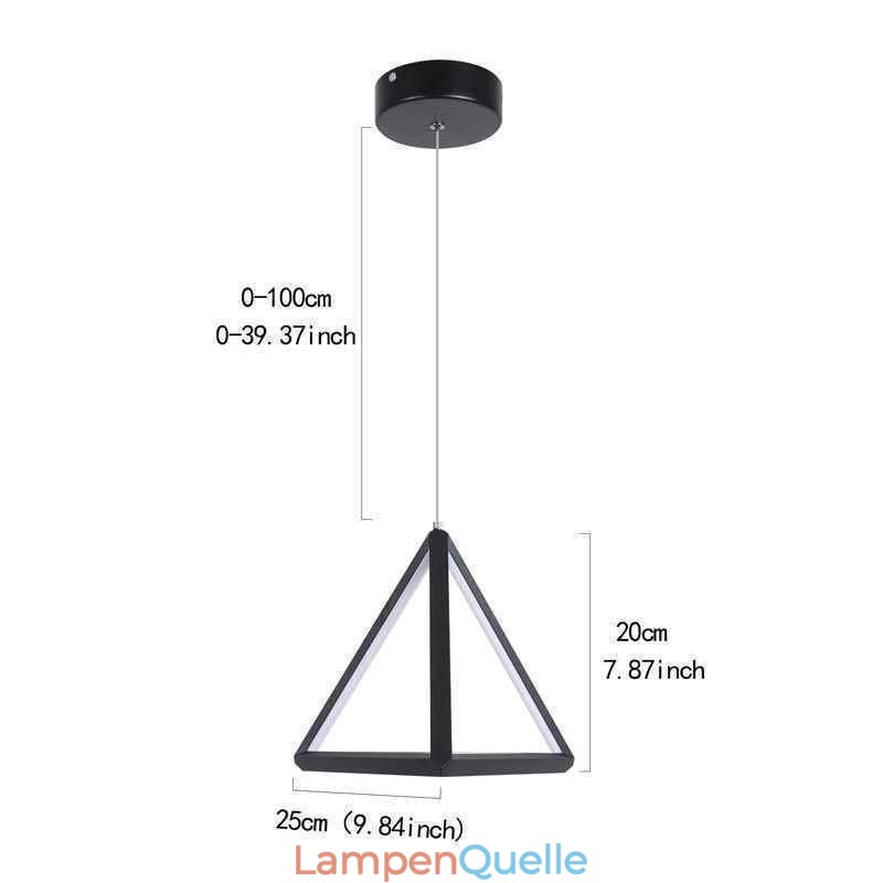 Postmoderne Pendelleuchte Geometrisches Dreieck Licht Kreative Lampenbeleuchtung