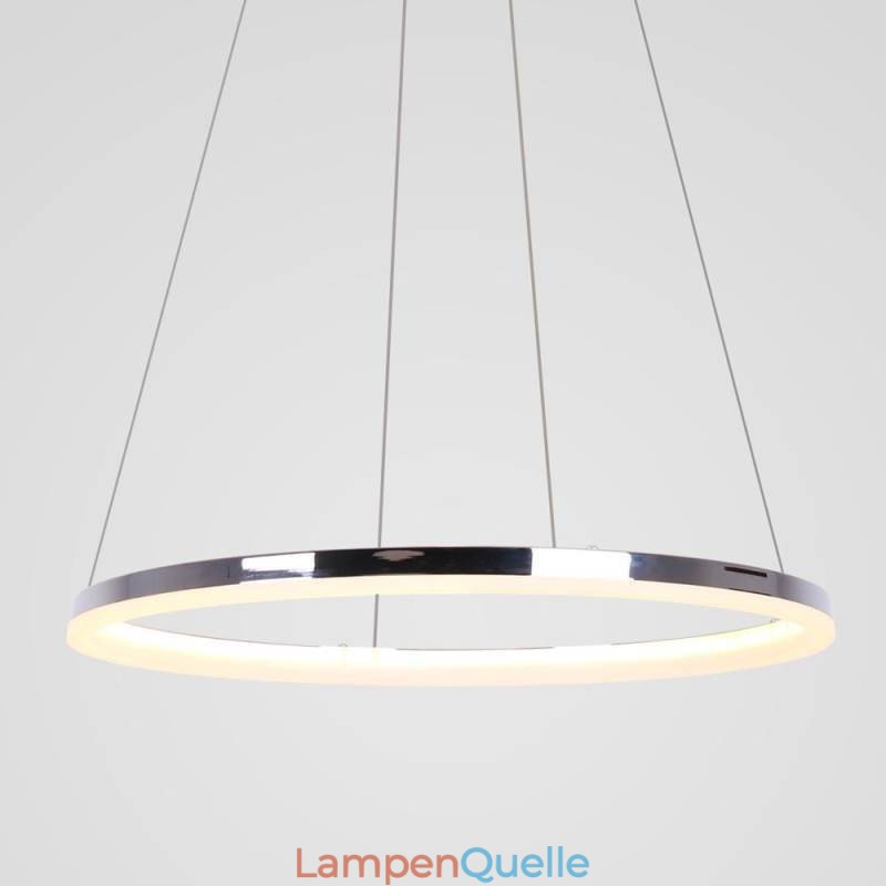 Moderne Pendelleuchte Acryl Kreis Lampe 40cm