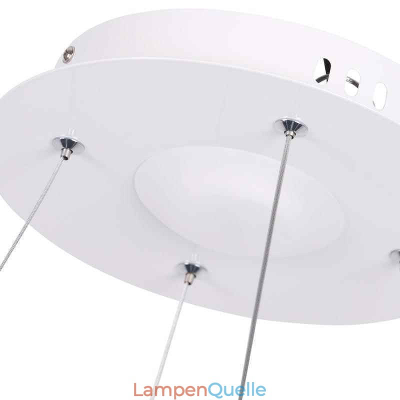 Moderne Pendelleuchte Acryl Kreis Lampe 40cm