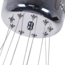 Moderne Pendelleuchte Acryl 3 Ringe Lampe 40+30+20cm