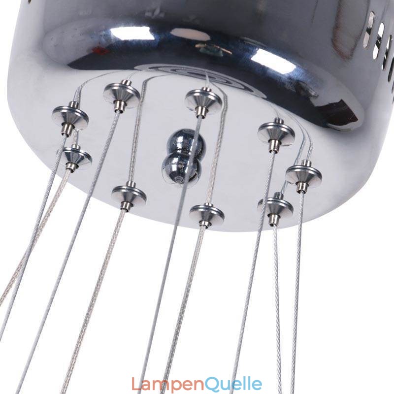Moderne Pendelleuchte Acryl 3 Ringe Lampe 40+30+20cm