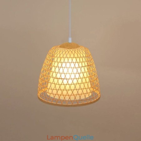 Visual Comfort Dome Bambus-Pendelleuchte Visual Comfort Dome Bambus-Pendelleuchte