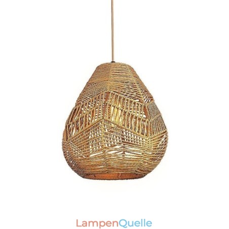 Nordische Retro Deckenleuchte Naturpapier Seil handgewebt Lampenschirm Nordische Retro Deckenleuchte Naturpapier Seil handgewebt Lampenschirm