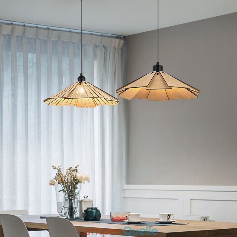 Pendelleuchte Kreative Retro Holz Deckenleuchte