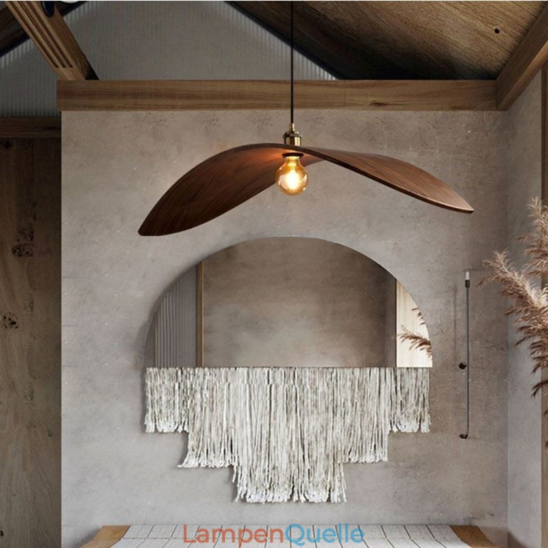 Massivholz Pendelleuchte Kreative Retro Deckenleuchte