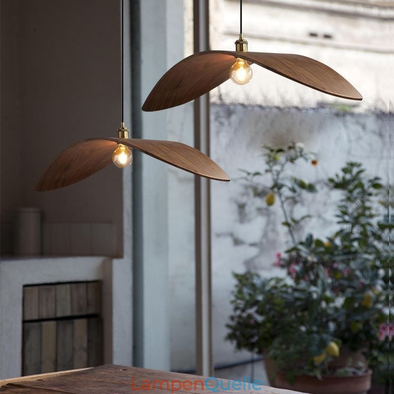 Massivholz Pendelleuchte Kreative Retro Deckenleuchte