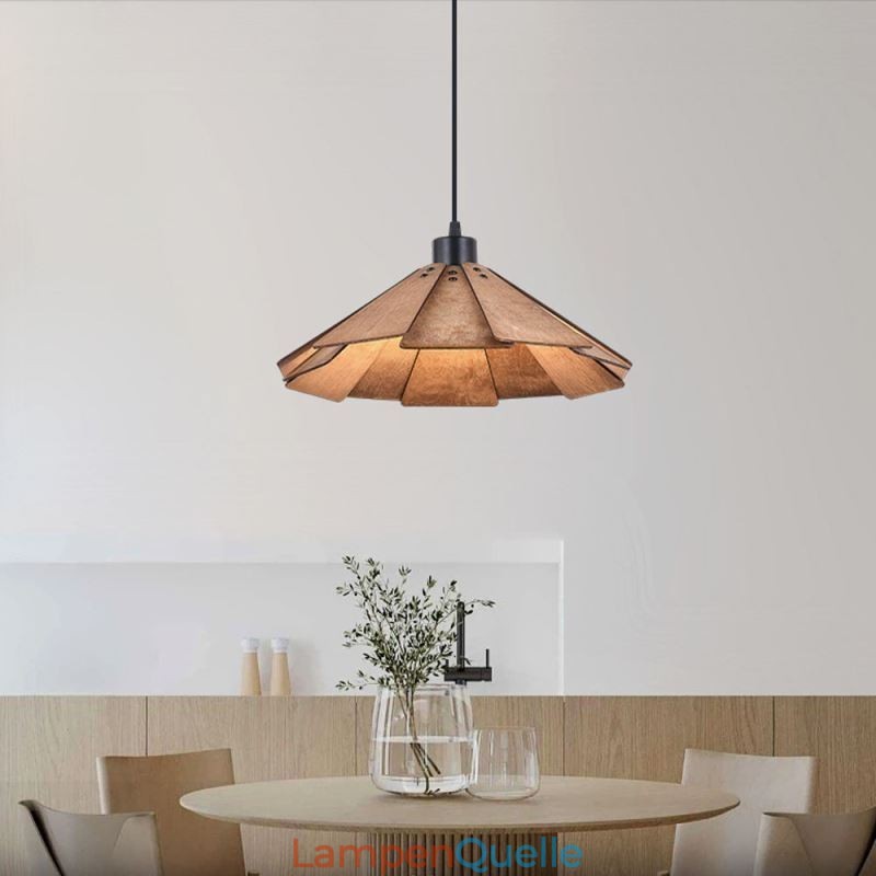 Retro Pendelleuchte Kreative Holz Deckenleuchte