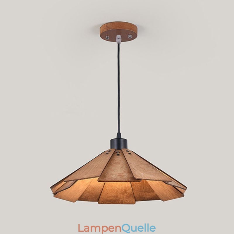 Retro Pendelleuchte Kreative Holz Deckenleuchte