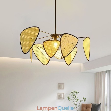 Pendelleuchte Natürliche einfache handgewebte Deckenlampe Pendelleuchte Natürliche einfache handgewebte Deckenlampe