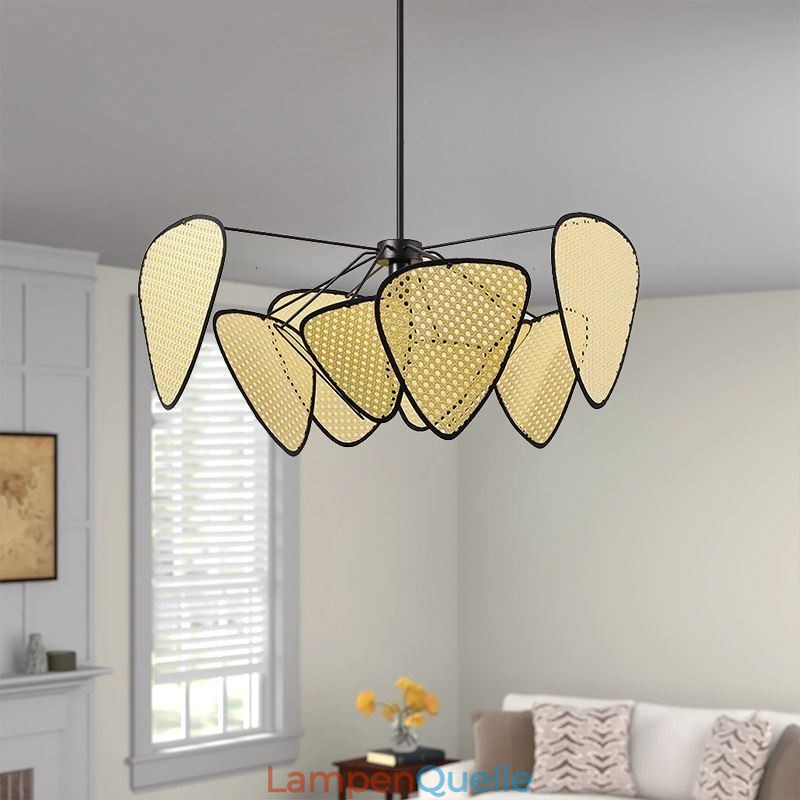Pendelleuchte Natürliche einfache handgewebte Deckenlampe