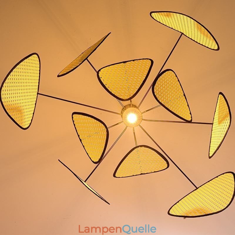 Pendelleuchte Natürliche einfache handgewebte Deckenlampe