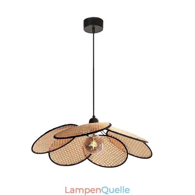 Pendelleuchte Natürliche einfache handgewebte Lampe