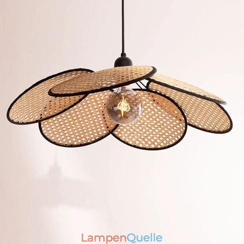 Pendelleuchte Natürliche einfache handgewebte Lampe