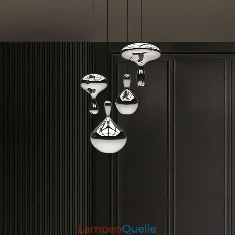 Kreative Pendelleuchte Moderne einfache galvanisierte Glas kleine Deckenleuchte