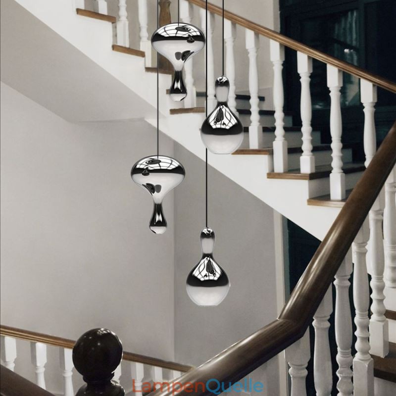 Kreative Pendelleuchte Moderne einfache galvanisierte Glas kleine Deckenleuchte