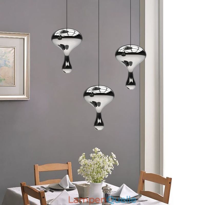 Kreative Pendelleuchte Moderne einfache galvanisierte Glas kleine Deckenleuchte