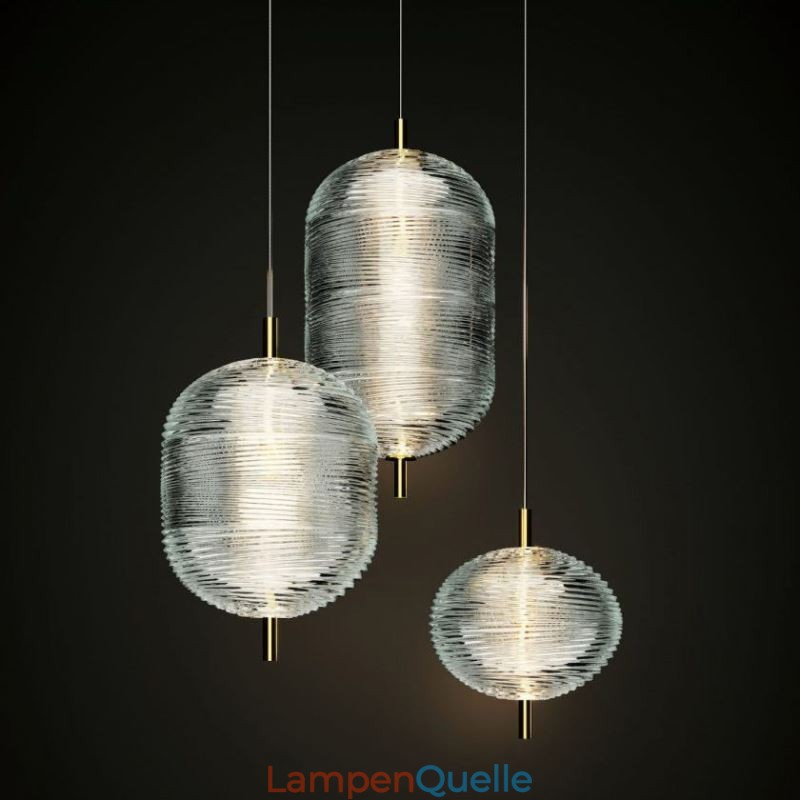 Water Ripple Pendelleuchte Moderne minimalistische Schmiedeeisen Deckenleuchte