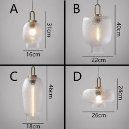 Milchglas Pendelleuchte Moderne minimalistische Schmiedeeisen Deckenleuchte
