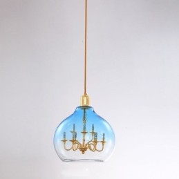 Glas Pendelleuchte Moderne Minimalistische Schmiedeeisen Deckenleuchte 9 Lichter