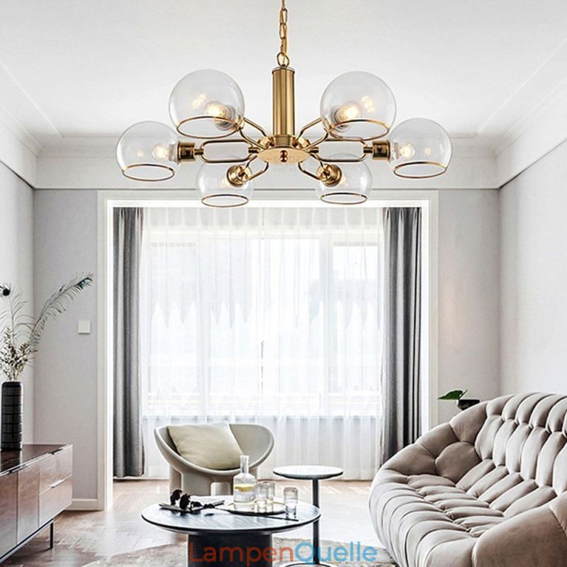 Glas Pendelleuchte Moderne Minimalistische Schmiedeeisen Deckenleuchte