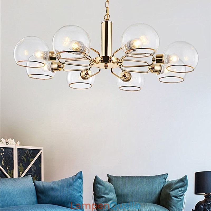 Glas Pendelleuchte Moderne Minimalistische Schmiedeeisen Deckenleuchte