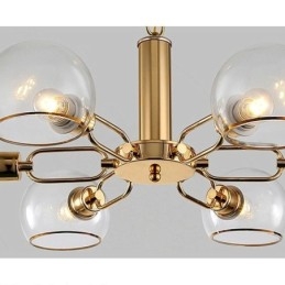 Glas Pendelleuchte Moderne Minimalistische Schmiedeeisen Deckenleuchte