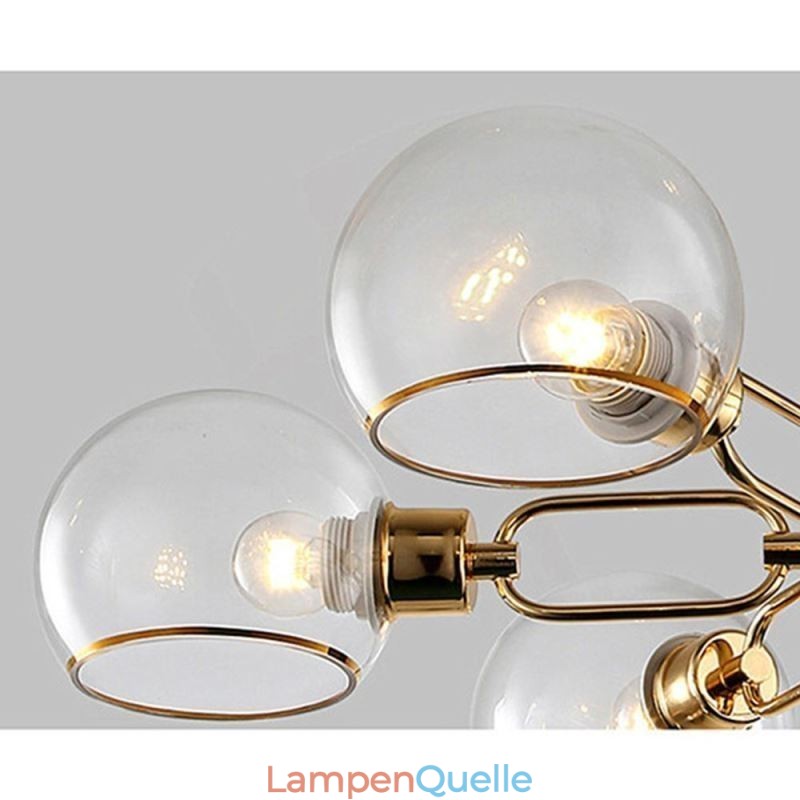 Glas Pendelleuchte Moderne Minimalistische Schmiedeeisen Deckenleuchte